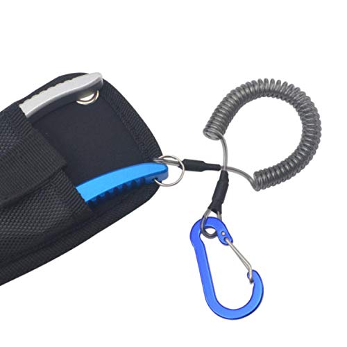 HJCE Angelzange Aus Aluminiumlegierung Geteilt, Ringschneider Angelhalter, Mit Scheide Und Einziehbarem Kombi… – Bild 3