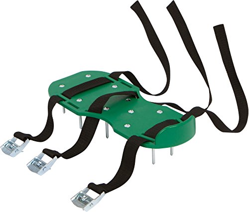 3 Buckle Lawn Aerator Shoes with Adjustable Straps by Trademark Innovations