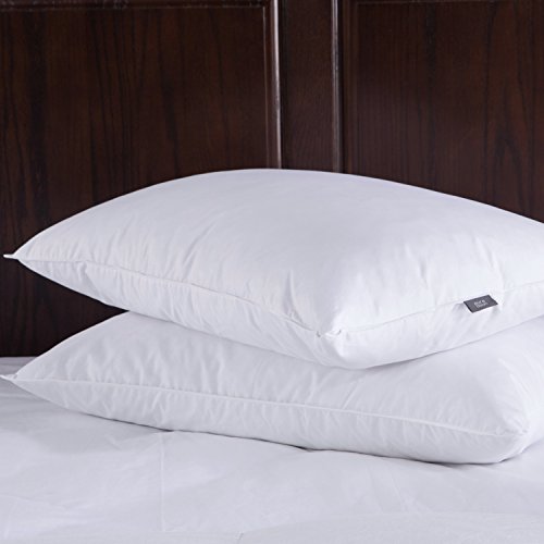 Puredown Feather and Down Pillow, King Size, Set of 2