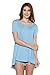 Womens Cold Shoulder Shirt Top, Casual Sexy Hi-Low Tunic Top