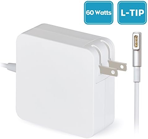 Flyoukki L-Tip 60W MagSafe MacBook Pro Charger, Replacement Charger for MacBook Pro 13” Models Mid 2012 and Before, Power Supply for MacBook Pro, Works with A1278,A1342,A1344,A1181,A1184,A1185
