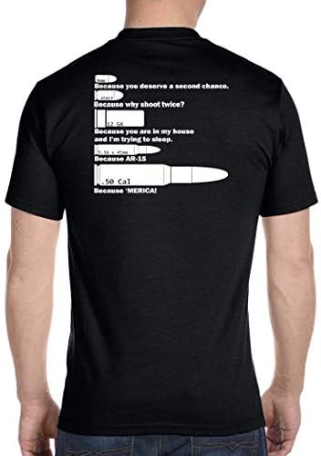 Unbranded America Ammo Chart Shirt Diagram | T-Shirt