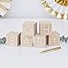 Ginger Ray Wooden Oh Baby Building Block Shower Guestbook Keepsake 6 Pack