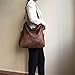 Hobo Bags for Women,DDDH Ladies Handbags Purses Crossbody Shoulder Bucket Bag Faux Leather Brown