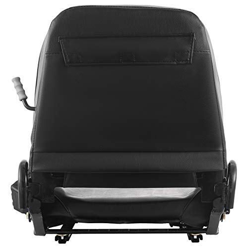 SHZOND Universal Forklift Seat Komatsu Style Forklift Suspension Seat with Retractable Seat Belt Excavator Seat (Black)