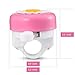 Newsty Kids Bicycle Bell Toddler Bike Bells Bike Horny Best Kids Gifts Nice Bike Ring for Children Bike Bell for Girls - Pink & Purple