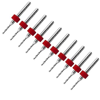 Generic 10PCS/LOT Top Quty Print Circuit Board Carbide PCB 0.6mm Tungsten Carbide Micro Drill Bits VE624 P0.3