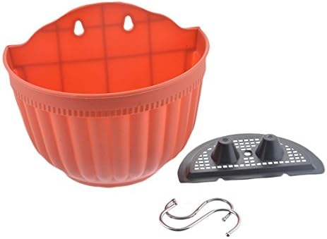 Flower Pot Vase Wall Fence Hanging Balcony Garden Patio Planter Home Decor