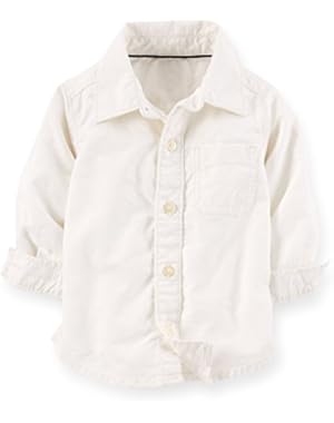 Baby Boy Button-front Oxford Shirt (Ivy, 3 Months)