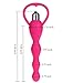 NewMagic® 100% Pure Silicone Vibrating Anal Beads - Single Frequency Vibrator Massager Plug Discreet Packing - Pink
