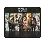 Octopath Traveler Mouse Pad, Square Student