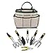 Energup Gardening Tool Set for Digging Planting Gardening Kit with Heavy Duty Cast-aluminum Heads & Ergonomic Handles 6-Pieces Each Set