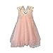 Cute Baby Girls Pure Color Pearl Tutu Princess Lace Chiffon Dress