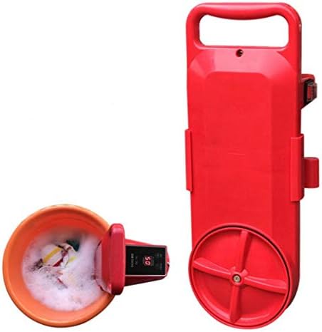 STEAM PANDA Semiautomatic Washing Machine Travel Portable Mini Washing Kilograms 3-5KG 150W 220v Mechanical，Red