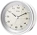Seiko Bedside Alarm Clock Silver-Tone Metallic Case