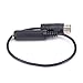 Yeworth 5 Pin DIN to 6.35mm Cable, 0.3m 5-Pin Din Male Plug to Monoprice 6.35mm (1/4 inch) Female Audio Adapter Cable Compatible for MIDI Keyboard, Synthesizer, Organ, Electric Piano, MIDI Guitar