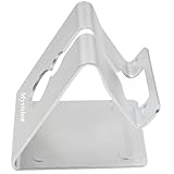 MyVision Desktop Cell Phone Stand Portable Aluminum Cellphone Cradle Tablet Stands Holders(Silver Color)