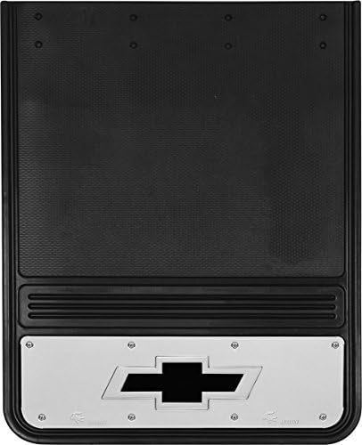 Gatorback Chevy Silverado Bowtie Truck Mud Flaps - Rear Dually Pair - 19"x24"