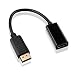 S SIENOC Displayport DP 1.2 Male to HDMI 1.4 Female DP to HDMI Adapter Cable Video Audio Converter Color Black primary