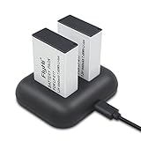 ENEGON Battery (2-Pack) and Dual Charger for Canon LP-E17 and Canon EOS 77D, 750D, 760D, 8000D, M3, M5, M6,200D,Rebel T6i, T6s, Rebel T7i, KISS X8i