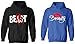 Beast & Beauty - Matching Couple Hoodies - His and Her Sweaters