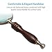Handheld Magnifier, Landnics Antique Handle Magnifier 10X Reading Magnifying Glass Loupe Magnifier for Reading Book, Inspection, Coins, Insects, Rocks, Map, Crossword Puzzle