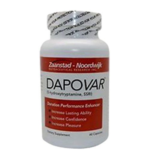 Dapovar (5-hydroxytryptamine, SSRI) Male Enhancement Dietary Supplement (60 pills/bottle) (1) Dapovar (5-hydroxytryptamine, SSRI) Male Enhancement Dietary Supplement (60 pills/bottle) (1)