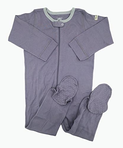 Little World Peas Organic Toddlers Boys Footed Bodysuits (3T, Dolphin)