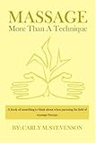 Image de Massage: More Than A Technique