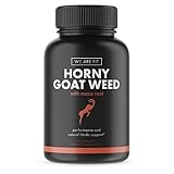 Horny Goat Weed Extract with Maca Root Complex for Performance & Natural Libido Boost in Men & Women, Includes 1000mg Epimedium & 10mg Icariins Per Serving, 60 Capsules
