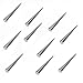 10x Cone Spike Studs Conical Punk Rock Gothic Screw Fixed Studs