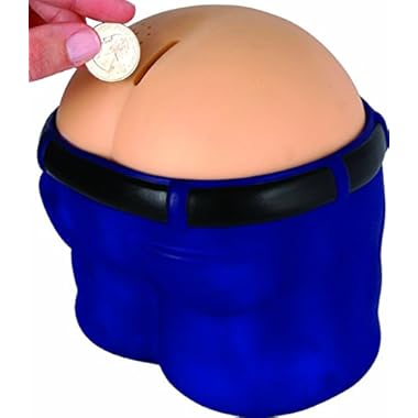 BigMouth Inc Fanny Bank Funny Farting Bank, Makes Noise, Funny Gag Gift