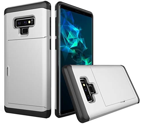 Samsung Galaxy Note 9 Case, Hayder Wallet Credit Card Slot Holder Dual Layer Protective Cover for Note 9