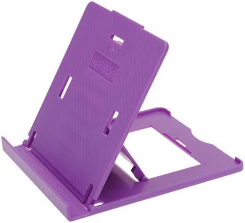 Plastic Adjustable Folding Stand Holder For Tablet Purple.