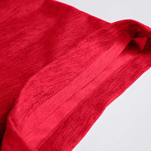 Allywit Men Beach Shorts with Elastic Waist Oversize Lightweight Slim Fit Quick Dry Suits Holiday Beach Shorts Red