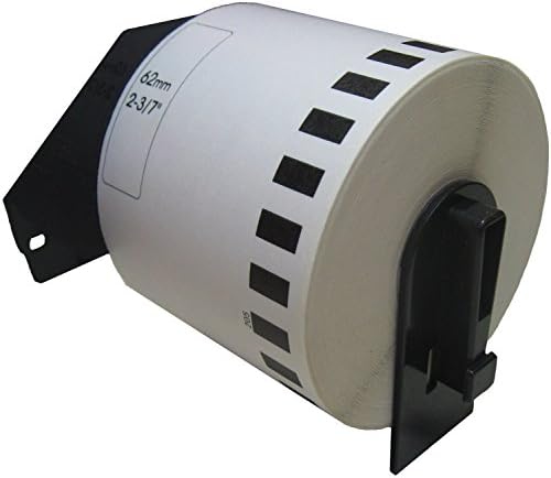 1 Roll Compatible Brother DK-2205 (2-3/7" x 100') Address Continuous Paper Labels With Permanent Cartridge