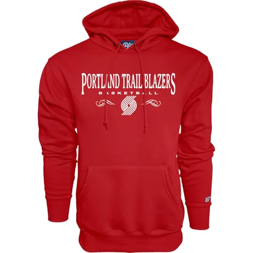 Portland Trail Blazers NBA Officially Licensed Hooded Sweatshirt Embroidery Bas…