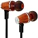 Symphonized XTC Wireless in-Ear Headphones - Bluetooth 5.0, Red, 6-8 Hours Playtime, Wooden Housing, Sports Earbuds with Earhooks, Noise Isolating, Comfortable Fit, Universal Compatibility