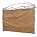 Canopy Sunwall Sidewall Gazebos Tent Waterproof for 10x10ft Pop up Canopy Straight Leg Gazebos Outdoor Instant Canopies 1 Pcs Khaki Canopy Sidewall Only