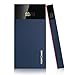 FosPower PowerVue 8000mAh Dual USB [1A & 2.4A Outputs] External Portable Battery Charger Pack Power Bank for Smartphone & Tablets (Navy Blue / Red)