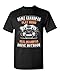 Some Grandpas Play Bingo Real Grandpas Drive Hotrods Funny DT Adult T-Shirt Tee (X Large, Black)