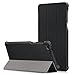 EpicGadget Case for New Lenovo Tab 7 (2017), Lenovo Tablet 7inch Lightweight Tri-Fold Stand Cover PU Leather Case For Lenovo Tab 7 (TB-7504F/TB-7504N/TB-7504X) Released in 2017 (Black)