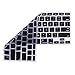 HDE Ultra Thin Silicone Rubber Keyboard Skin Cover for MacBook Pro Non Retina 13/15/17 (Black)