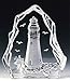 VG Engraved Lead Crystal - Lighthouse (Boat)