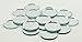 1 inch Glass Craft Mini Round Mirrors Bulk 100 Pieces Mirror Mosaic Tiles