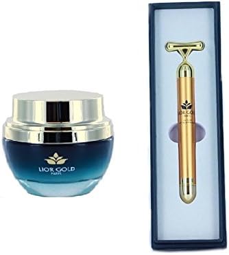 Lior Gold Paris Caviar Concentrate Night Cream &amp; 24K Facial Massager
