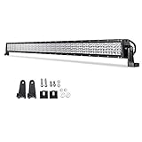 Auxbeam 52" LED Light Bar 300W Quad Row Light Bar