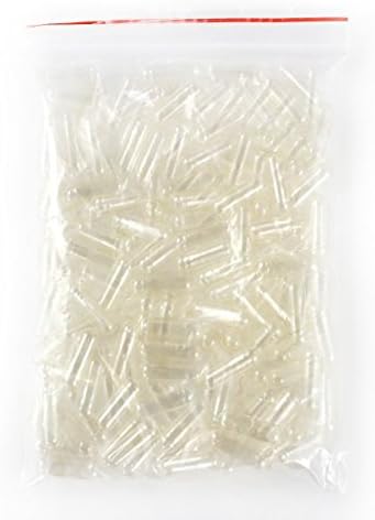 1000 Capsule Connection Bulk Wholesale Empty Clear Vegetable Capsules, size 00 Pure, No preservatives, Vegan Vegetarian (00)