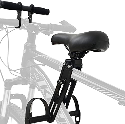 Bomoya Kids Bike Seat for Mountain Bikes, Detachable Front Mounted Bicycle Seats for Children 2-5 Years Old