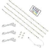 VIVO TV Home Theater LED Color Lighting Kit / USB Powered Backlight Set / Peel and Stick Light Strips (LED-V01)